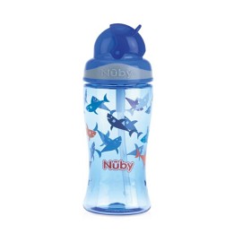 Bild på Nuby Flaska Tritan Flip-it 360ml (Blå)
