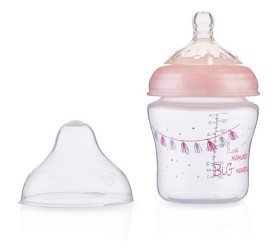 Bild på Nuby Nappflaska Little Moments 180ml (Rosa)