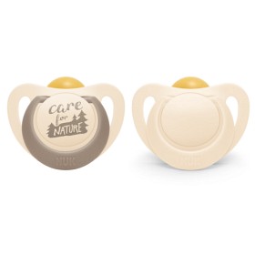 Bild på NUK for Nature Napp Latex 0-6 mån (Creme)