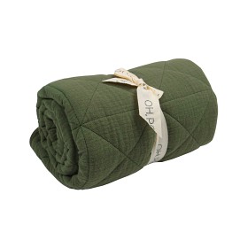 Bild på Oh Poppy! Alba Babyfilt Quiltad (Forest Green)