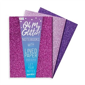 Bild på ooly Oh My Glitter! Anteckningböcker 3-pack (Lila)