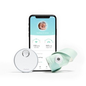 Bild på Owlet Smart Sock 3 Babylarm (Mint)