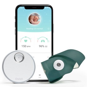 Bild på Owlet Smart Sock 3 Babylarm (Deep Sea Green)