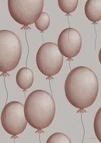 Bild på Papertown Poster Ballonger (Rosa)