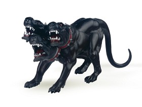 Bild på Papo Cerberus Trehövdad hund (Svart)