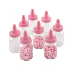 Bild på Partytajm Nappflaskor Dekoration 8-pack (Rosa)