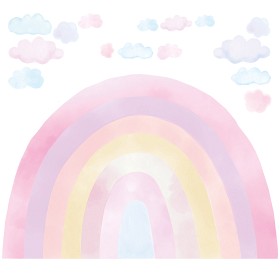 Bild på Pastellowe Wallsticker Rainbow (Rosa)