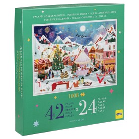 Bild på Peliko Adventskalender Pussel 1008-bitar