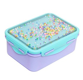 Bild på Petit Monkey Lunchbox Godis (Lila/cactus)