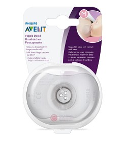 Bild på Philips Avent Bröstvårtsskydd Medium 21 mm 2 st