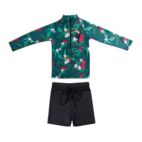 Bild på Piikaboo UV-dräkt 2-delad Tropical (Grön)