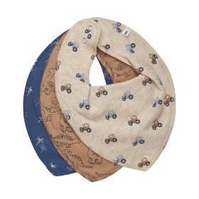 Bild på Pippi Bandana Drybib 3-pack (Brun)