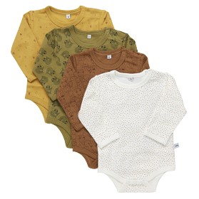 Bild på Pippi Body 4-pack (Grön/Multi)