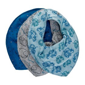 Bild på Pippi Drybib 3-pack (Light Dusty Blue)