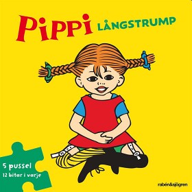Bild på Pippi Långstrump Pusselbok