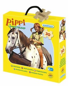 Bild på Pippi Långstrump Askpussel trä 30-bitar