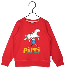Bild på Pippi Långstrump Collegetröja (Röd)