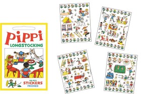 Bild på Pippi Långstrump Klistermärken Vänner 130 st