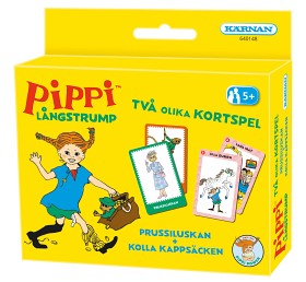 Bild på Pippi Långstrump kortspel Pippi Prussiluskan & Kolla kappsäcken