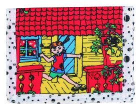 Bild på Pippi Långstrump Plånbok Villa Villekulla