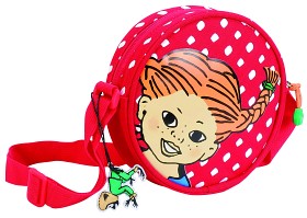 Bild på Pippi Långstrump Rund Axelväska (Röd)