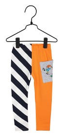 Bild på Pippi Långstrump Snedrand Leggings (Blå)