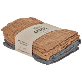 Bild på Pippi Muslin 4-pack (Indian Tan)