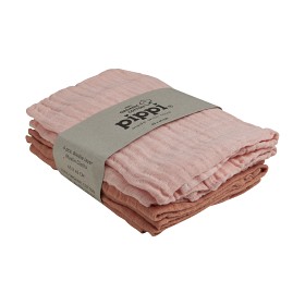 Bild på Pippi Muslin 4-pack (Rosa/Roströd)