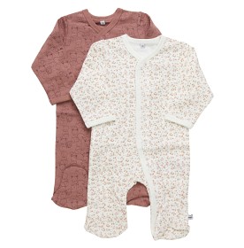 Bild på Pippi Pyjamas 2-pack (Rosa/Vit)