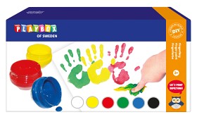 Bild på Playbox Fingerfärg (6 x 50 ml)