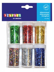 Bild på Playbox Glitterströssel 6 st (Bas)