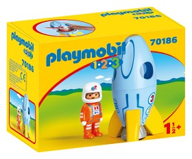 Bild på Playmobil 1.2.3 Astronaut med raket
