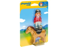 Bild på Playmobil 1.2.3 - Häst med ryttare