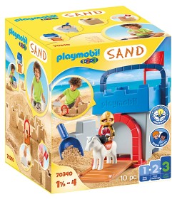 Bild på Playmobil 1.2.3 Sand - Kreativt set Sandborg 70340