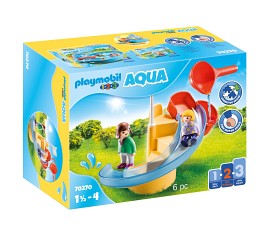 Bild på Playmobil 1.2.3 70270 Vattenrutschkana
