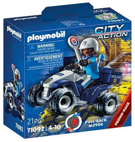 Bild på Playmobil City Action 71092 Polis Speed Quad