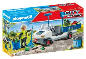Bild på Playmobil City Action 71433 Stadsrengöring med elfordon