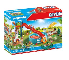 Bild på Playmobil City Life 70987 Poolparty med rutschkana