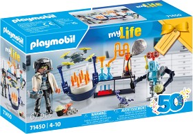 Bild på Playmobil My Life 71450 Forskare med robotar