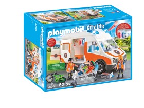 Bild på Playmobil City Life 70049 Ambulans med blinkande ljus