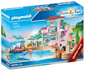 Bild på Playmobil City Life Glasscafé vid hamnen 70279