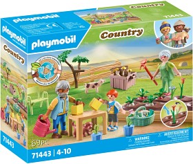 Bild på Playmobil Country 71443 Idyllisk grönsaksträdgård med mor-/farföräldrar