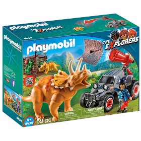 Bild på Playmobil Dinos - Jeep med dinosaurusnät 9434