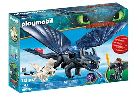 Bild på Playmobil Dragons 70037 Tandlöse och Hicke med drakunge