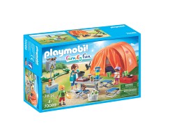 Bild på Playmobil Family Fun  - Campingtur med stort tält