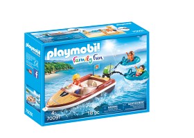 Bild på Playmobil Family Fun  - Racerbåt med surfare