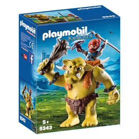 Bild på Playmobil Knights - Jättetroll med dvärgkämpe på ryggen 9343