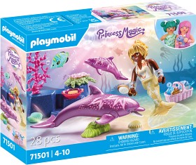 Bild på Playmobil Princess Magic 71501 Sjöjungfru med delfiner