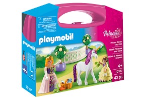 Bild på Playmobil Princess Prinsessa med enhörning i bärväska
