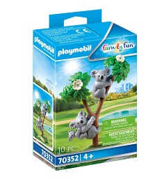 Bild på Playmobil Zoo - Två koalor med unge 70352